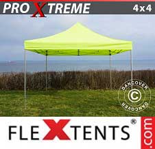 Gazebo Rapido FleXtents Pro Xtreme 4x4m Giallo Fluo/Verde